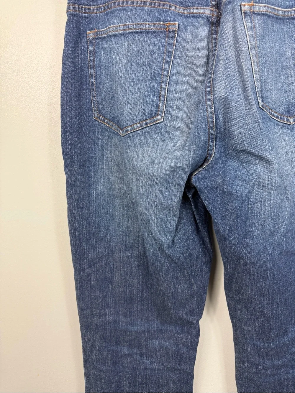 Lauren Ralph Lauren Jeans Womens 12 Dark Wash Studded Side Seam Stretch Straight